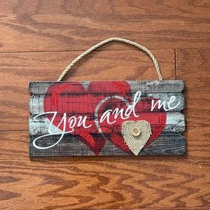 “You and Me” Sign